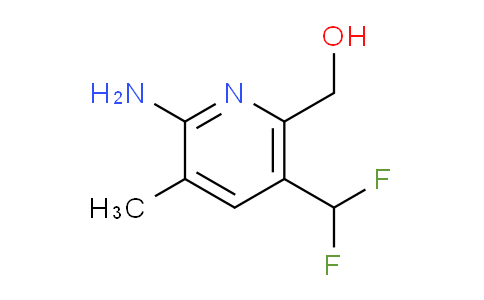 2-Amino-5-(difluoromethyl)-3-methylpyridine-6-methanol