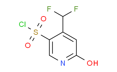 AM13074 | 1806780-19-7 | 4-(Difluoromethyl)-2-hydroxypyridine-5-sulfonyl chloride