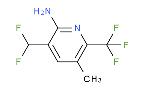 AM130741 | 1805015-70-6 | 2-Amino-3-(difluoromethyl)-5-methyl-6-(trifluoromethyl)pyridine