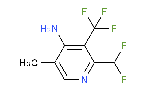 AM130747 | 1805016-24-3 | 4-Amino-2-(difluoromethyl)-5-methyl-3-(trifluoromethyl)pyridine