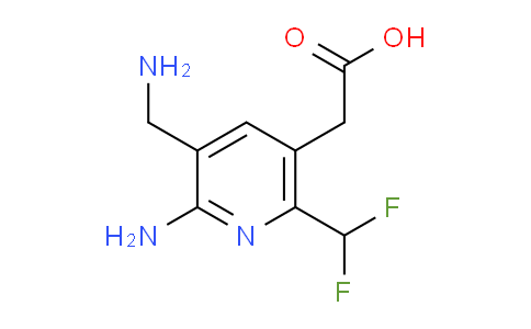AM130760 | 1804722-37-9 | 2-Amino-3-(aminomethyl)-6-(difluoromethyl)pyridine-5-acetic acid