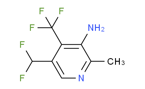 AM130766 | 1805016-16-3 | 3-Amino-5-(difluoromethyl)-2-methyl-4-(trifluoromethyl)pyridine