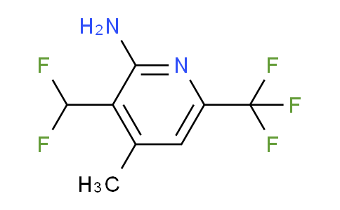 AM130768 | 1804686-66-5 | 2-Amino-3-(difluoromethyl)-4-methyl-6-(trifluoromethyl)pyridine