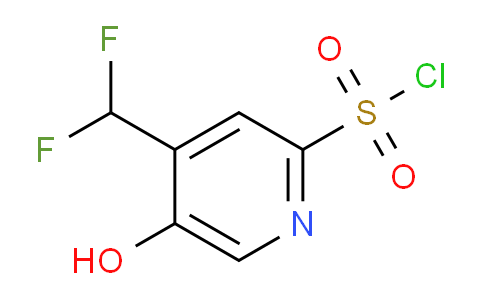 AM13078 | 1805306-40-4 | 4-(Difluoromethyl)-5-hydroxypyridine-2-sulfonyl chloride