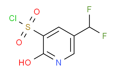 5-(Difluoromethyl)-2-hydroxypyridine-3-sulfonyl chloride
