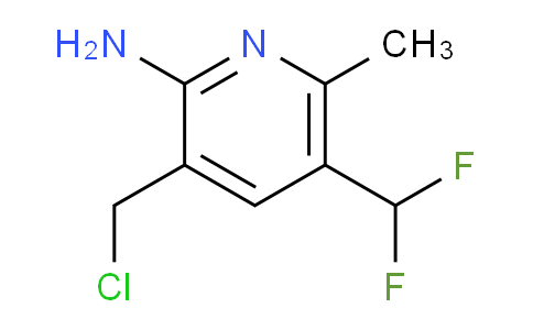 AM130804 | 1803687-04-8 | 2-Amino-3-(chloromethyl)-5-(difluoromethyl)-6-methylpyridine