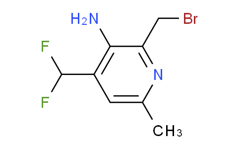 AM130805 | 1805219-16-2 | 3-Amino-2-(bromomethyl)-4-(difluoromethyl)-6-methylpyridine
