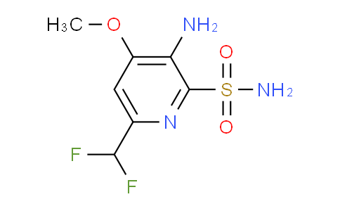 3-Amino-6-(difluoromethyl)-4-methoxypyridine-2-sulfonamide