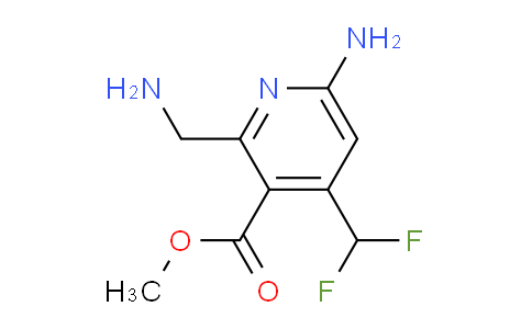 Methyl 6-amino-2-(aminomethyl)-4-(difluoromethyl)pyridine-3-carboxylate