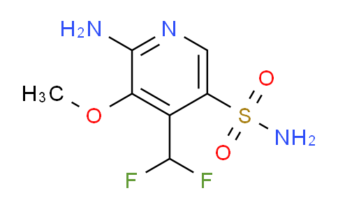 2-Amino-4-(difluoromethyl)-3-methoxypyridine-5-sulfonamide