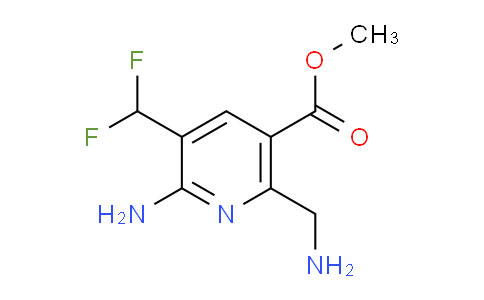 Methyl 2-amino-6-(aminomethyl)-3-(difluoromethyl)pyridine-5-carboxylate