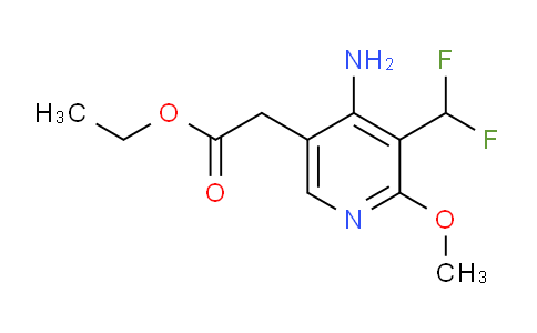 AM130853 | 1805978-20-4 | Ethyl 4-amino-3-(difluoromethyl)-2-methoxypyridine-5-acetate