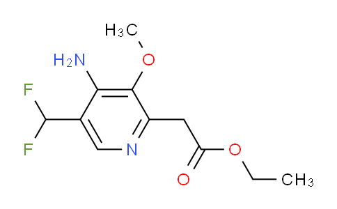 AM130855 | 1805225-39-1 | Ethyl 4-amino-5-(difluoromethyl)-3-methoxypyridine-2-acetate
