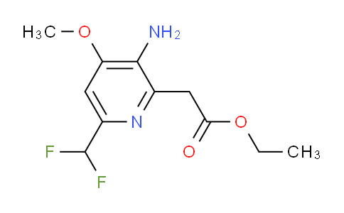 AM130859 | 1805978-31-7 | Ethyl 3-amino-6-(difluoromethyl)-4-methoxypyridine-2-acetate