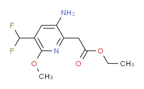 AM130864 | 1805225-16-4 | Ethyl 3-amino-5-(difluoromethyl)-6-methoxypyridine-2-acetate