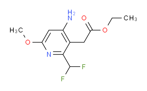 AM130867 | 1805225-30-2 | Ethyl 4-amino-2-(difluoromethyl)-6-methoxypyridine-3-acetate