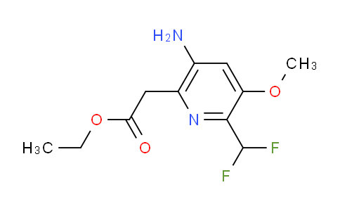 AM130870 | 1805350-11-1 | Ethyl 5-amino-2-(difluoromethyl)-3-methoxypyridine-6-acetate