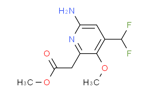 Methyl 6-amino-4-(difluoromethyl)-3-methoxypyridine-2-acetate