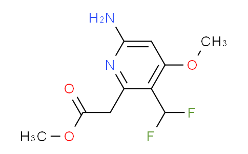 AM130877 | 1806899-20-6 | Methyl 6-amino-3-(difluoromethyl)-4-methoxypyridine-2-acetate