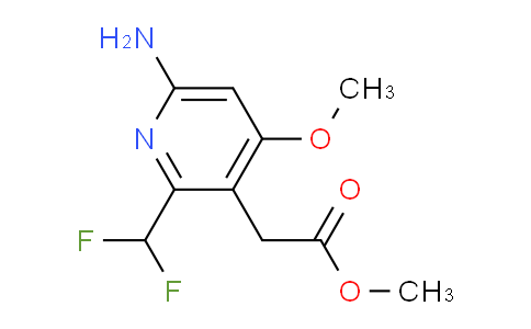 AM130880 | 1806795-20-9 | Methyl 6-amino-2-(difluoromethyl)-4-methoxypyridine-3-acetate