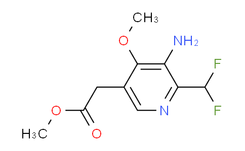 AM130881 | 1805363-74-9 | Methyl 3-amino-2-(difluoromethyl)-4-methoxypyridine-5-acetate