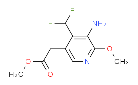 AM130883 | 1806825-21-7 | Methyl 3-amino-4-(difluoromethyl)-2-methoxypyridine-5-acetate