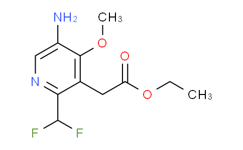 AM130884 | 1806825-87-5 | Ethyl 5-amino-2-(difluoromethyl)-4-methoxypyridine-3-acetate