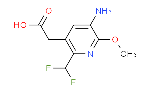 AM130885 | 1803684-30-1 | 3-Amino-6-(difluoromethyl)-2-methoxypyridine-5-acetic acid