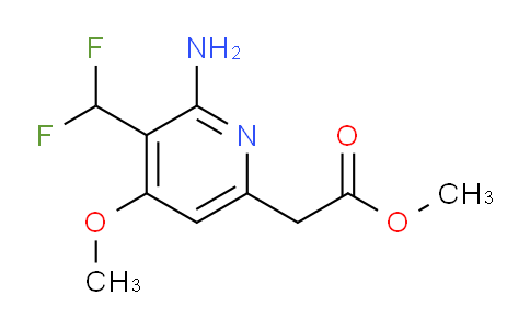 AM130887 | 1806799-42-7 | Methyl 2-amino-3-(difluoromethyl)-4-methoxypyridine-6-acetate