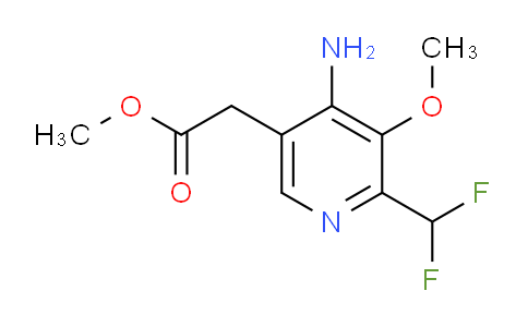 AM130888 | 1803684-94-7 | Methyl 4-amino-2-(difluoromethyl)-3-methoxypyridine-5-acetate