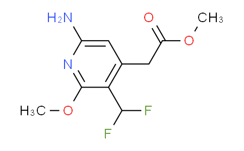 AM130894 | 1805363-62-5 | Methyl 6-amino-3-(difluoromethyl)-2-methoxypyridine-4-acetate