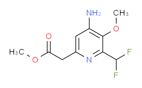 AM130906 | 1805363-87-4 | Methyl 4-amino-2-(difluoromethyl)-3-methoxypyridine-6-acetate