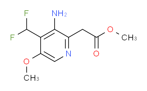 AM130913 | 1803684-87-8 | Methyl 3-amino-4-(difluoromethyl)-5-methoxypyridine-2-acetate