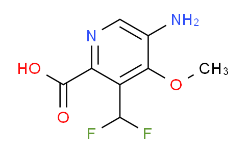 AM130916 | 1805982-93-7 | 5-Amino-3-(difluoromethyl)-4-methoxypyridine-2-carboxylic acid