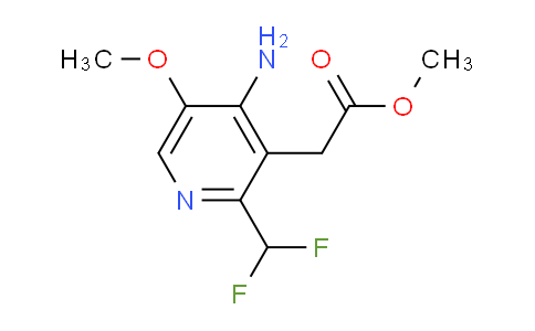 AM130921 | 1806825-49-9 | Methyl 4-amino-2-(difluoromethyl)-5-methoxypyridine-3-acetate