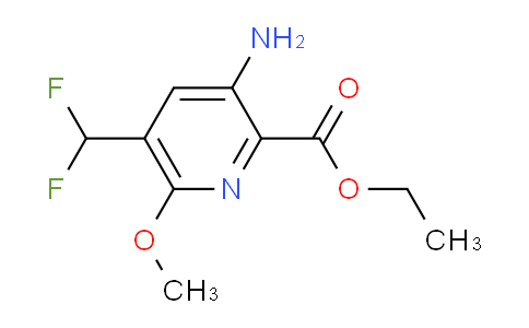 AM130925 | 1805984-65-9 | Ethyl 3-amino-5-(difluoromethyl)-6-methoxypyridine-2-carboxylate