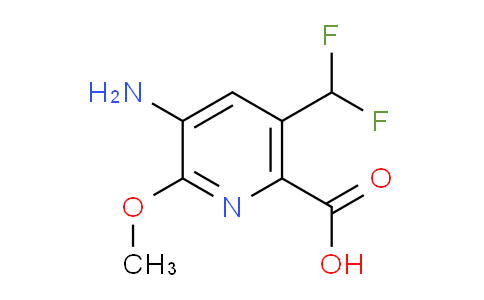 AM130948 | 1805371-39-4 | 3-Amino-5-(difluoromethyl)-2-methoxypyridine-6-carboxylic acid