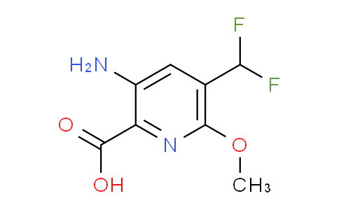 AM130953 | 1806812-33-8 | 3-Amino-5-(difluoromethyl)-6-methoxypyridine-2-carboxylic acid