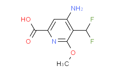 AM130957 | 1805220-57-8 | 4-Amino-3-(difluoromethyl)-2-methoxypyridine-6-carboxylic acid