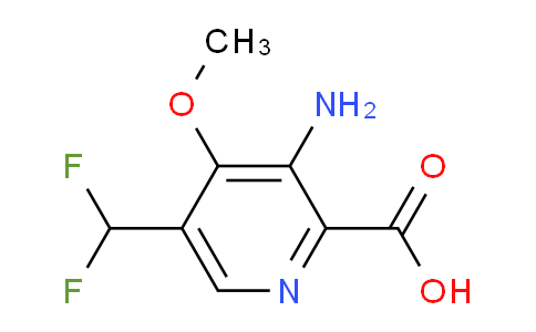 AM130960 | 1805010-22-3 | 3-Amino-5-(difluoromethyl)-4-methoxypyridine-2-carboxylic acid