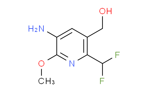 3-Amino-6-(difluoromethyl)-2-methoxypyridine-5-methanol