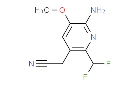 AM131007 | 1804368-70-4 | 2-Amino-6-(difluoromethyl)-3-methoxypyridine-5-acetonitrile