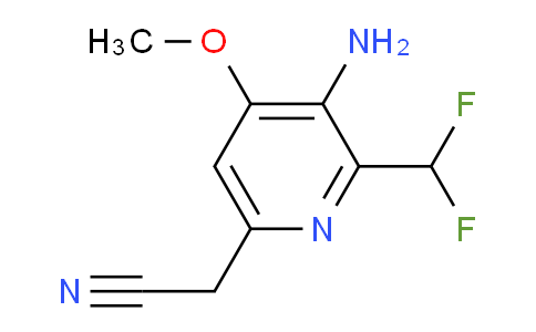 AM131009 | 1804683-30-4 | 3-Amino-2-(difluoromethyl)-4-methoxypyridine-6-acetonitrile