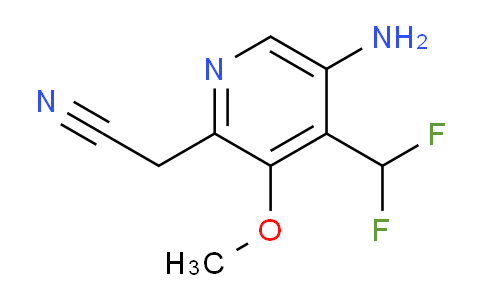 5-Amino-4-(difluoromethyl)-3-methoxypyridine-2-acetonitrile