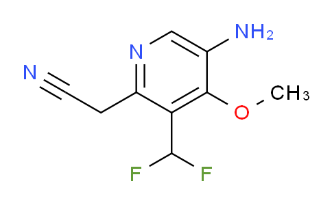 AM131013 | 1803674-27-2 | 5-Amino-3-(difluoromethyl)-4-methoxypyridine-2-acetonitrile