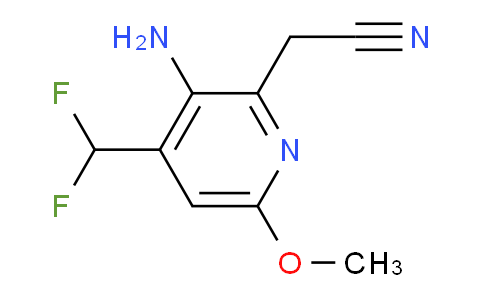 AM131014 | 1805970-45-9 | 3-Amino-4-(difluoromethyl)-6-methoxypyridine-2-acetonitrile