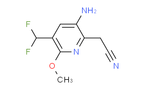 AM131018 | 1805370-44-8 | 3-Amino-5-(difluoromethyl)-6-methoxypyridine-2-acetonitrile