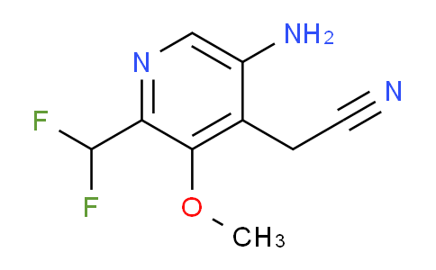 5-Amino-2-(difluoromethyl)-3-methoxypyridine-4-acetonitrile