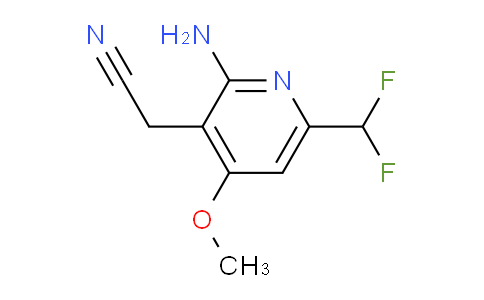 2-Amino-6-(difluoromethyl)-4-methoxypyridine-3-acetonitrile