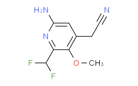 6-Amino-2-(difluoromethyl)-3-methoxypyridine-4-acetonitrile